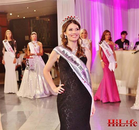 Илияна Динева, носителка на титлите – „Lady Bulgaria“ и „Miss Top of The World – награда на публиката“